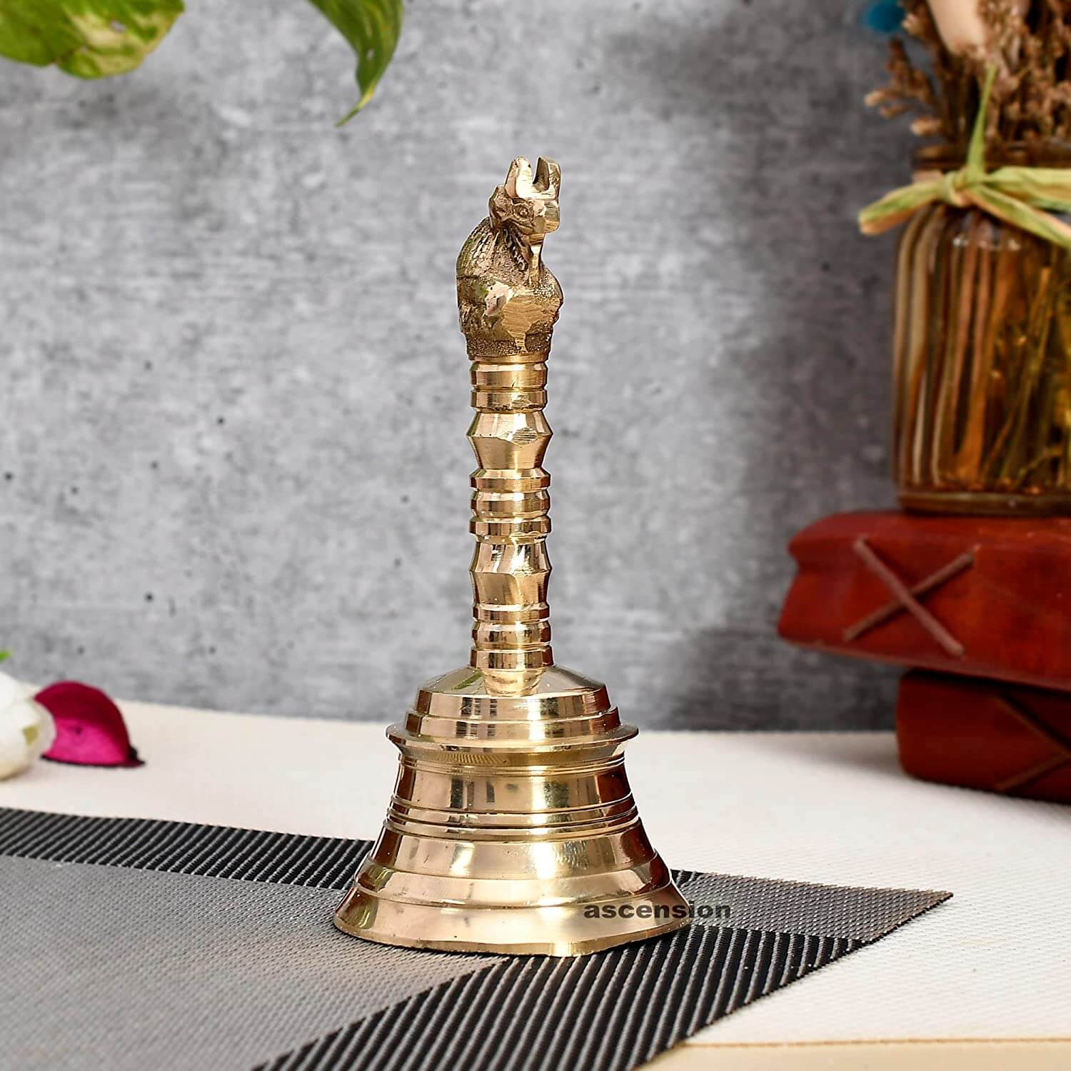 Brass Bell, Brass Pooja Bell Ghanti For Home Temple Decoration