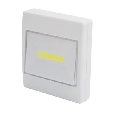 Ultra Bright Magnetic Mini COB LED Wall Light Lamp Battery Operated with inbuilt Switch Magic Tape for Garage Closet camping wardrobe with (6 Months Warranty)