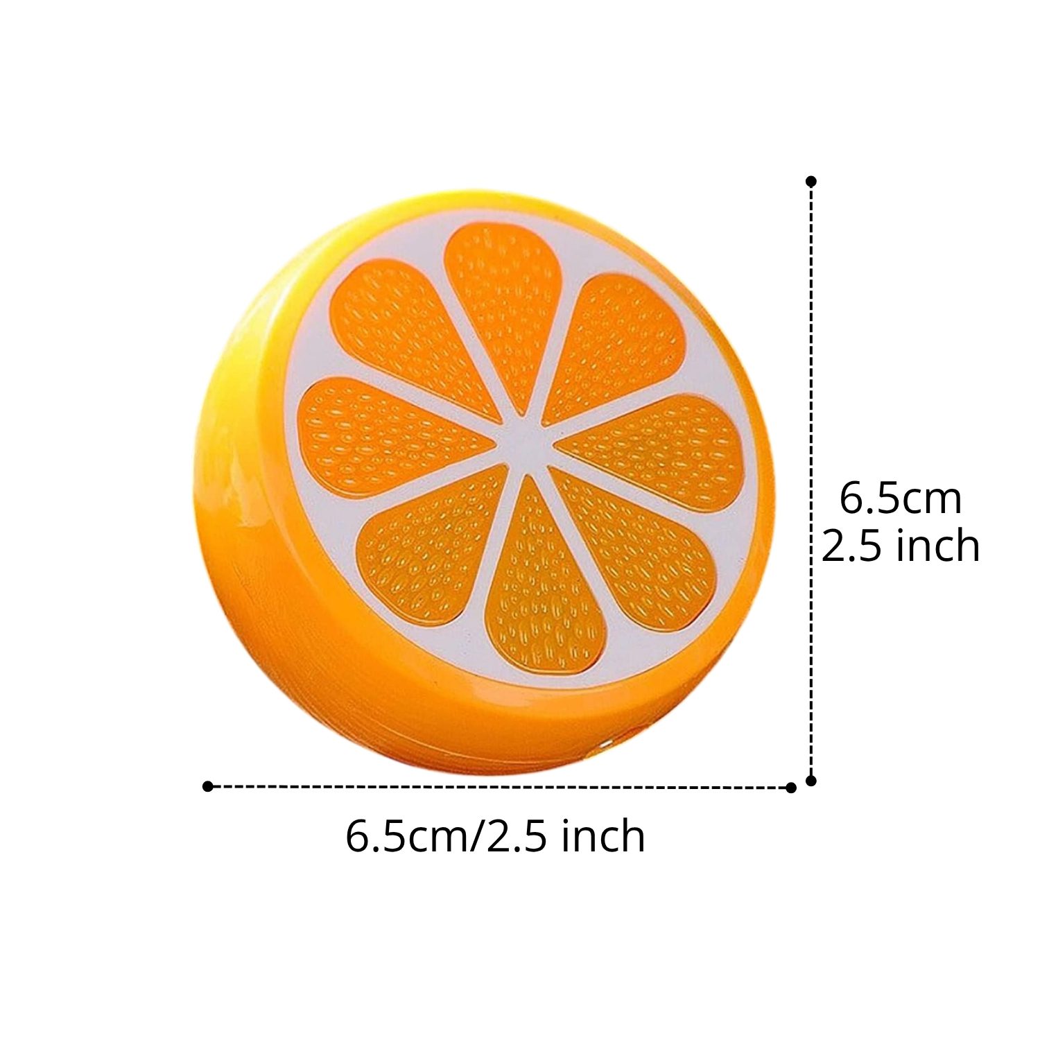 Round Orange Lamp Lemon Orange Fruits Toy Design Shape Night Lamp for Kids Favourite Birthday Party Return Gifts (Assorted) - Image 4
