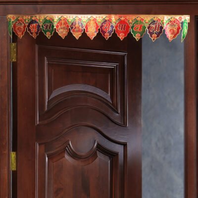 3D Golden Subh Deepawali Kalash Leaf Design Stone Pearl Traditional Subh Labh Art Handmade Door Bandarwal toran for Home Door Home Décor Hangings Decoration
