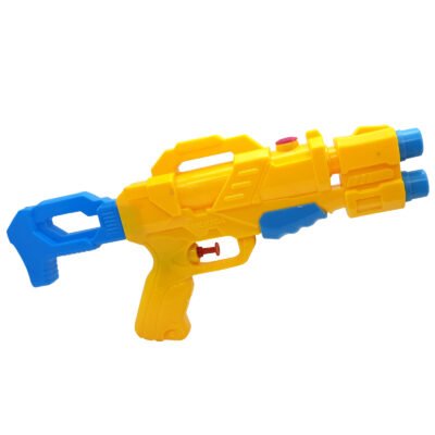 Plastic Toy Holi Pressure Double Shot Water Gun Pichkari Tank for Children Holi Pool Party