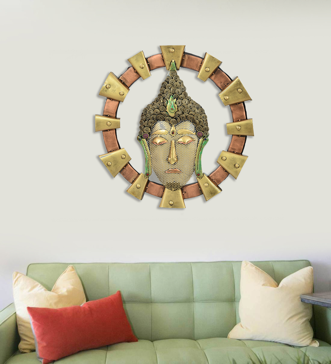 STYLISH DESIGN BUDDHA METAL WALL ART –