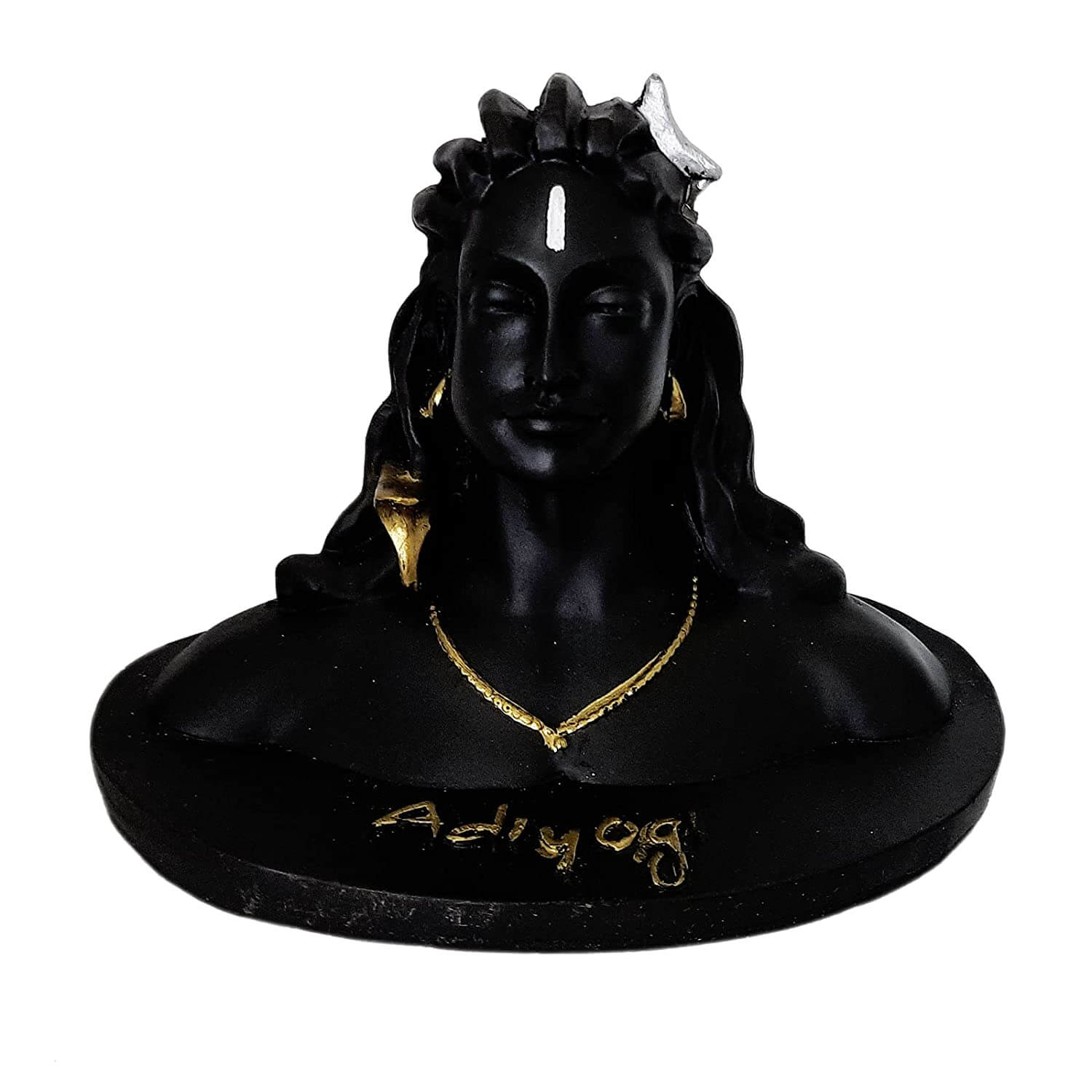 Polyresin Shine Adiyogi Shiva Statue one shine lord shiva idols, adiyogi Shiv ji for Car Dashboard Standard Black Shine Adiyogi Shiva Statue Shiv ji for Car Dashboard one shine lord shiva idols