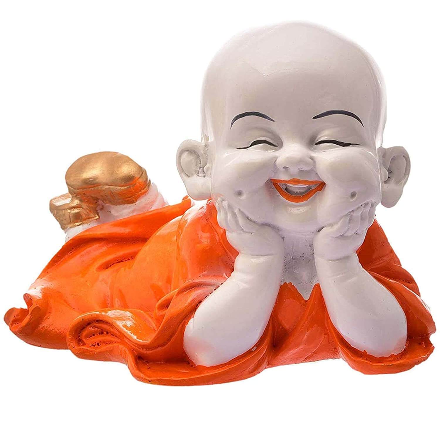 Laughing Bhuddha Showpiece Baby Buddha^decorative items for home^home decor^home decor items for living room^wall decor for living room^gifts