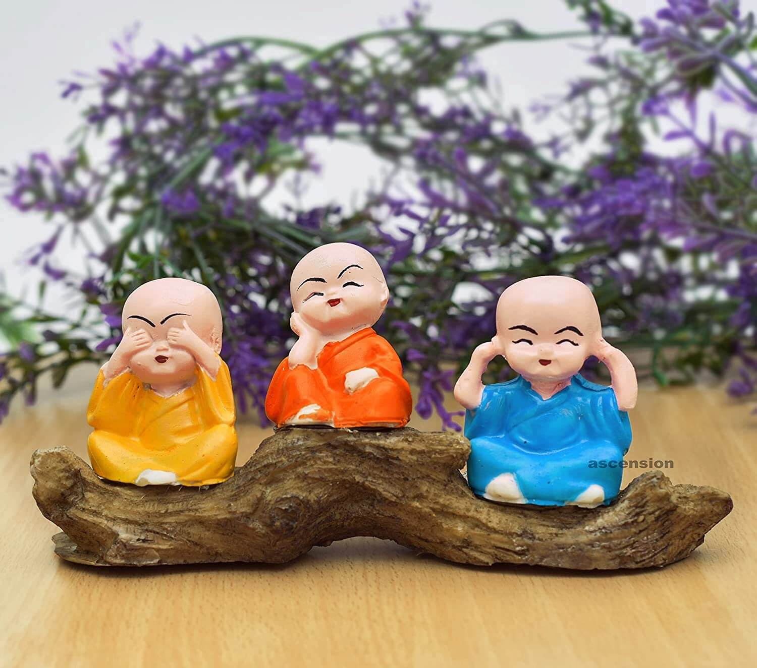monk toys for home decor monk toys for kids monk toys for car decor monk toys premium quality buddha monks set 4 buddha monk statue polyresin statues