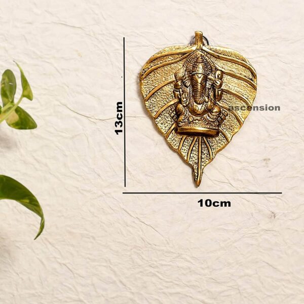 ganesh patta wall hanging patta ganesh statue ganesh ji patta patta ganesha for decoration Ganpati Metal Lord Leaf Ganesh Idol Patta Statue Ganpati Metal Decorative Wall Hanging Showpiece Wall Hanging Showpiece Figurine metal statues