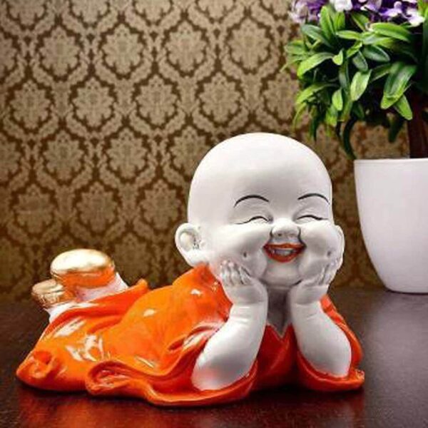 Laughing Bhuddha Showpiece Baby Buddha^decorative items for home^home decor^home decor items for living room^wall decor for living room^gifts