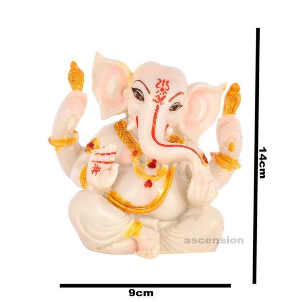 return gift ganpati statue small ganesha ganesh idol for car dashboard Lord Ganesha Beautiful Lord Ganesha Idol Figurine Showpiece ganesh home decoration idols for home decor small idols for gift ganesha idol for gift polyresin statues