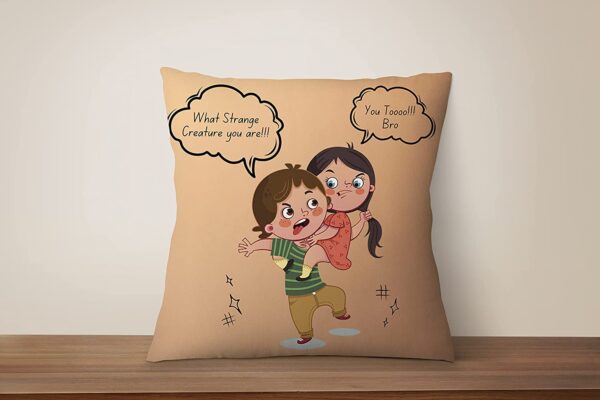 Brother sister cushions