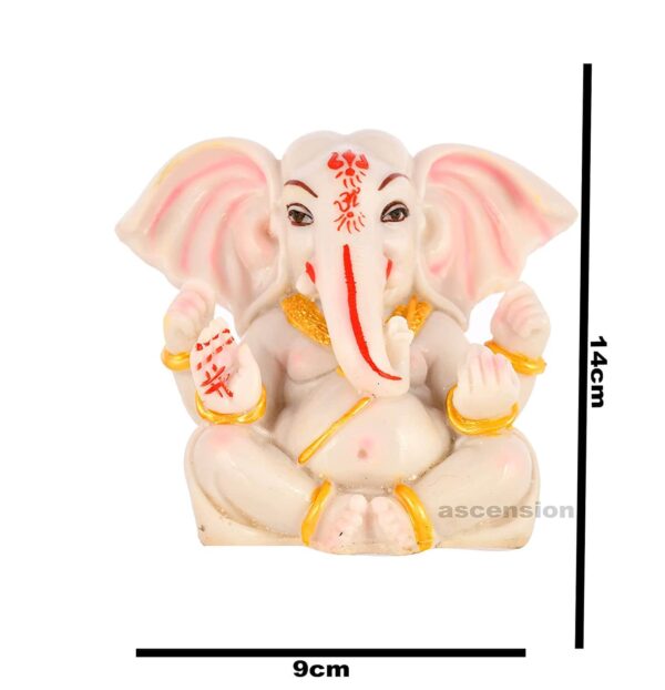 return gift ganpati statue small ganesha ganesh idol for car dashboard Lord Ganesha Beautiful Lord Ganesha Idol Figurine Showpiece ganesh home decoration idols for home decor small idols for gift ganesha idol for gift polyresin statues