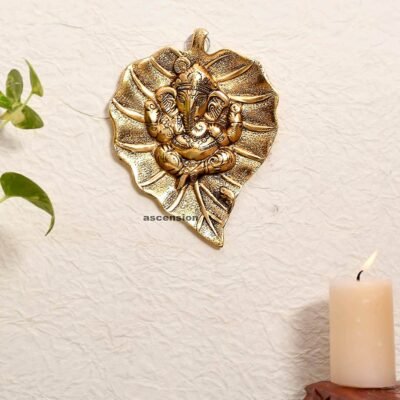 ganesh patta wall hanging patta ganesh statue ganesh ji patta ganesha for decoration Ganpati Metal Lord Leaf Ganesh Idol Patta Statue Ganpati Metal Statue Decorative Wall Hanging Showpiece Wall Hanging Showpiece Figurine metal statues
