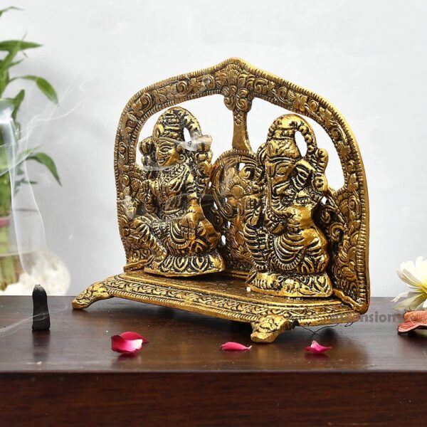 Metal laxmi ganesha laxmi ganesha idol statue laxmi ganesha statue murti laxmi ganesha figurine showpiece return gift diwali hamper laxmi ganesha idol statue for gift laxmi ganeha for diwali gifts metal statues