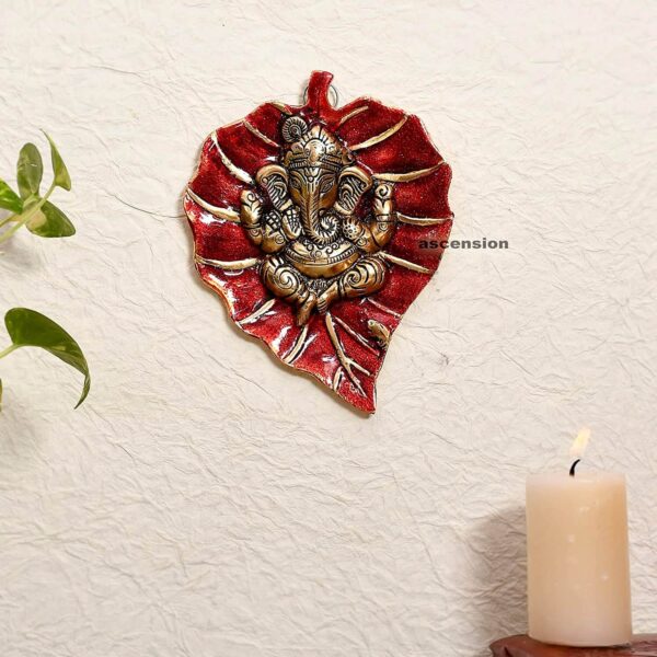 ganesh patta wall hanging patta ganesh statue ganesh ji patta patta ganesha for decoration Ganpati Metal Lord Leaf Ganesh Idol Patta Statue Ganpati Statue Decorative Wall Hanging Showpiece Wall Hanging Showpiece Figurine metal Statues