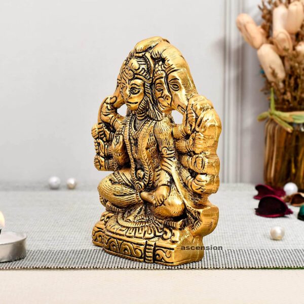 panchmukhi hanuman for door entrance panchmukhi hanuman statue panchmukhi hanuman murti panchmukhi hanuman murti standing panchmukhi hanuman show piece hanuman ji murti hanuman ji idol hanuman ji for gift metal statues