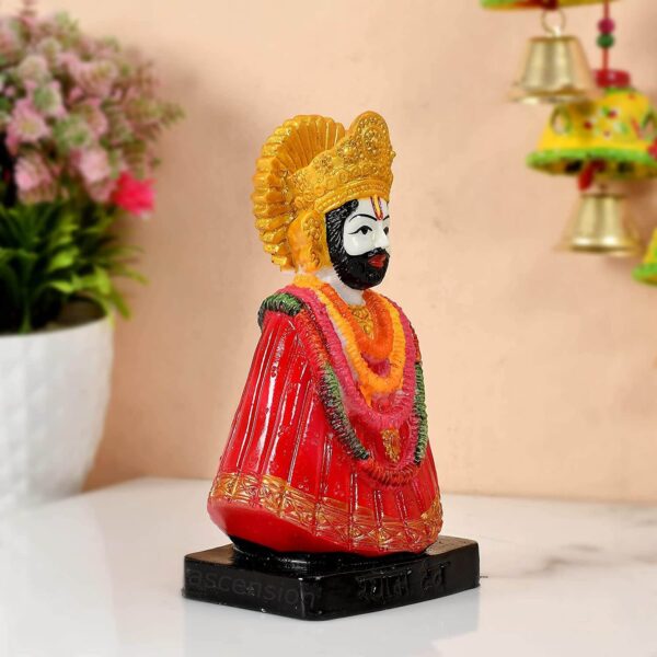 Handcraft idol God Khatu Shyam Murti Vastu Murti khatu shyam ji murti khatu shyam ji murti for temple khatu shyam ji murti for car khatu shyam ji murti for home Polyresin Statues