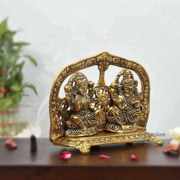 Metal laxmi ganesha laxmi ganesha idol statue laxmi ganesha statue murti laxmi ganesha figurine showpiece return gift diwali hamper laxmi ganesha idol statue for gift laxmi ganeha for diwali gifts metal statues