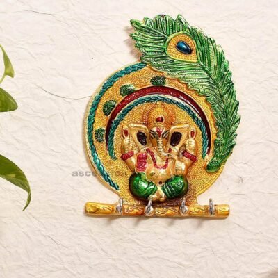 ganesh hanging for wall ganesh idols for home decor wall hanging ganesh idols for home decor wall ganesh pankh ganpati decoration items for home ganpati decoration gift return gifts ganesha gifts for house warming metal statues