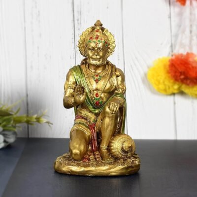 bajrang bali hanuman murti hanuman ji sindoori hanuman ji for pooja sindoori hanuman ji idol sindoori hanuman ji idol figurine statue sindoori hanuman ji for home décor sindoori hanuman ji for pooja room Polyresin Statue