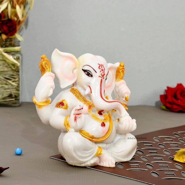 return gift ganpati statue small ganesha ganesh idol for car dashboard Lord Ganesha Beautiful Lord Ganesha Idol Figurine Showpiece ganesh home decoration idols for home decor small idols for gift ganesha idol for gift polyresin statues