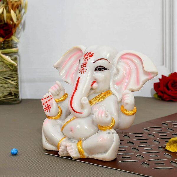 return gift ganpati statue small ganesha ganesh idol for car dashboard Lord Ganesha Beautiful Lord Ganesha Idol Figurine Showpiece ganesh home decoration idols for home decor small idols for gift ganesha idol for gift polyresin statues