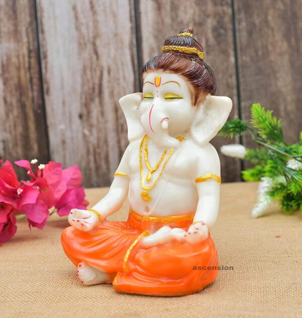 return gift ganpati statue small ganesha ganesh idol for car dashboard Lord Ganesha Beautiful Lord Ganesha Idol Figurine Showpiece ganesh home decoration idols for home decor small idols for gift ganesha idol for gift polyresin statue