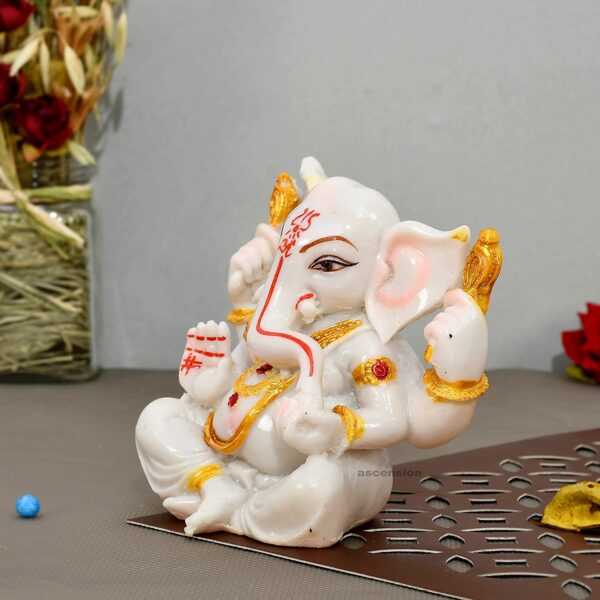 return gift ganpati statue small ganesha ganesh idol for car dashboard Lord Ganesha Beautiful Lord Ganesha Idol Figurine Showpiece ganesh home decoration idols for home decor small idols for gift ganesha idol for gift polyresin statues