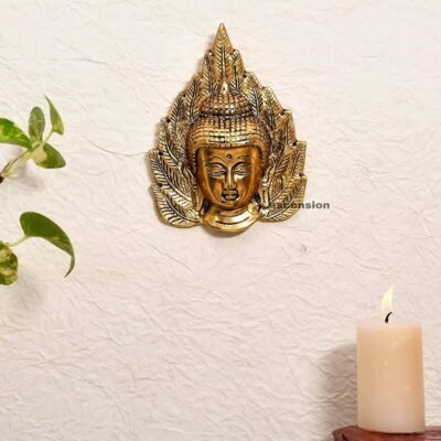 buddha idol for home buddha idol for living room buddha idol wall hanging buddha head statue for home decor gautam buddha for wall hanging gautam buddha metal wall hanging gautam buddha wall decor Metal Statues