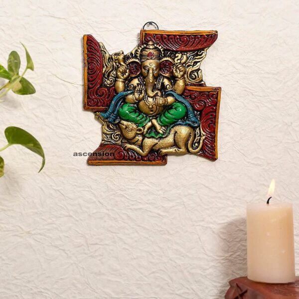 wall hanging swastik wall hanging swastik for home entrance om swastik wall hanging om swastik trishul brass om and swastik wall hanging for door entrance for vastu brass swastik for door om for wall decoration mandir temple metal statues