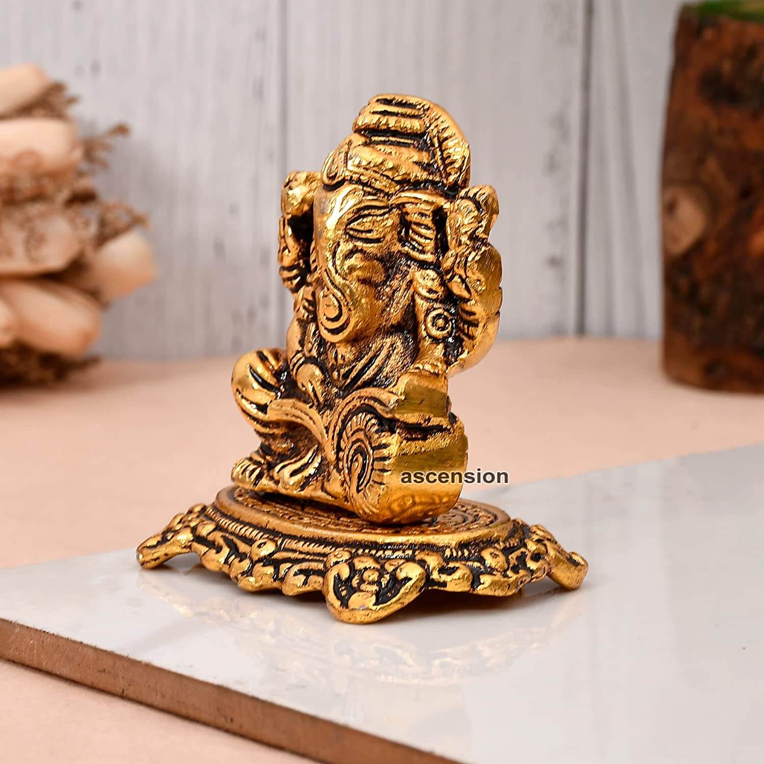 Buy DreamKraft Metal Ganesh Idol Showpiece for Home Décor and Gift  Purpose(15.5x19.5x11 CM) Online at Low Prices in India - Amazon.in