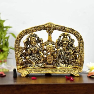 Metal laxmi ganesha laxmi ganesha idol statue laxmi ganesha statue murti laxmi ganesha figurine showpiece return gift diwali hamper laxmi ganesha idol statue for gift laxmi ganeha for diwali gifts metal statues