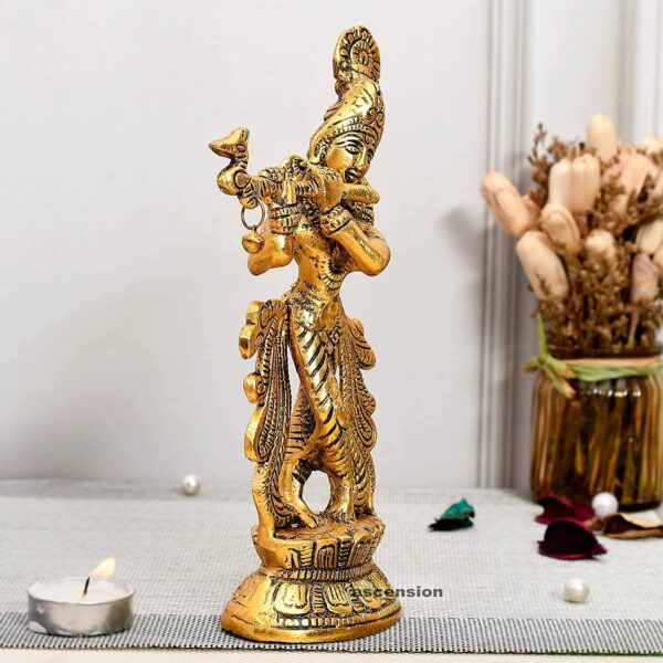 krishna statue krishna statue big size krishna statue for home decor krishna statue for pooja krishna statue brass krishna ji idol krishna playing flute statue krishna playing flute idol krishna playing flute wall hanging Metal statues