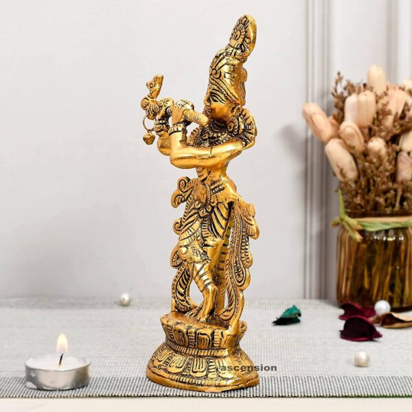 krishna statue krishna statue big size krishna statue for home decor krishna statue for pooja krishna statue brass krishna ji idol krishna playing flute statue krishna playing flute idol krishna playing flute wall hanging Metal statues