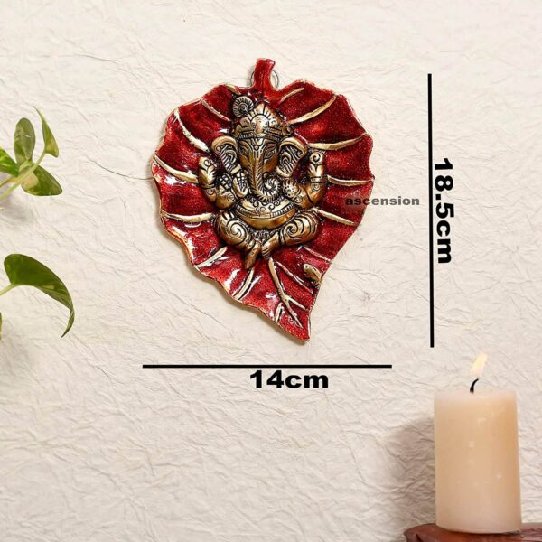 ganesh patta wall hanging patta ganesh statue ganesh ji patta patta ganesha for decoration Ganpati Metal Lord Leaf Ganesh Idol Patta Statue Ganpati Statue Decorative Wall Hanging Showpiece Wall Hanging Showpiece Figurine metal Statues