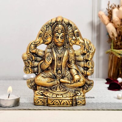 panchmukhi hanuman for door entrance panchmukhi hanuman statue panchmukhi hanuman murti panchmukhi hanuman murti standing panchmukhi hanuman show piece hanuman ji murti hanuman ji idol hanuman ji for gift metal statues