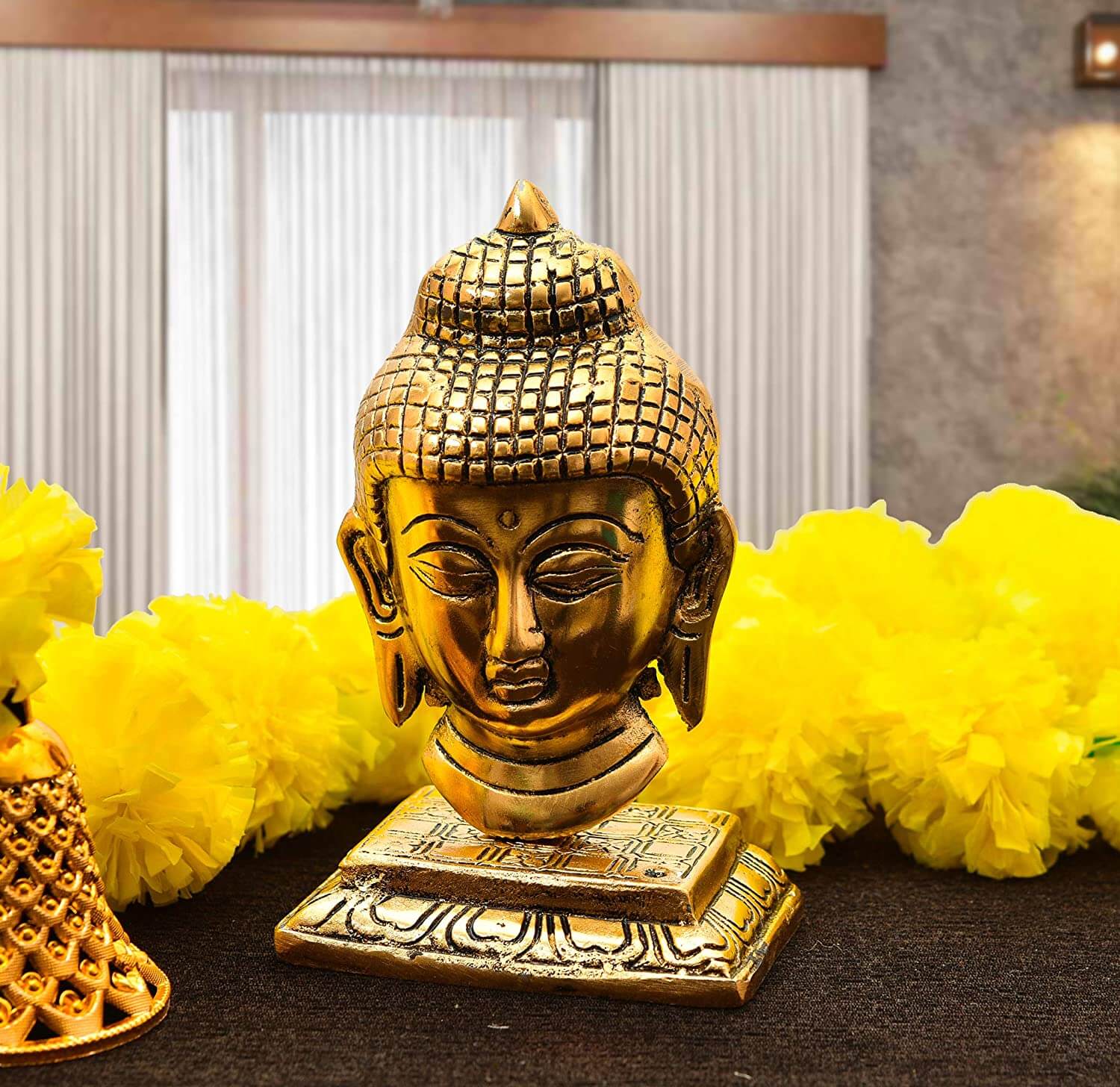 lord buddha statue idol statue for showpiece metal buddha showpiece buddha head sculpture Home decorative idols
