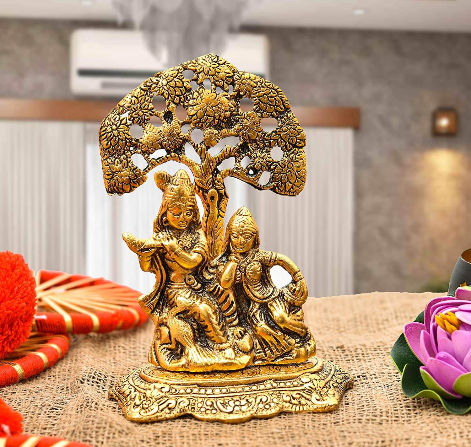 radha krishna statue metal idols decorative showpiece statues Home decorative idols showpiece and figurine