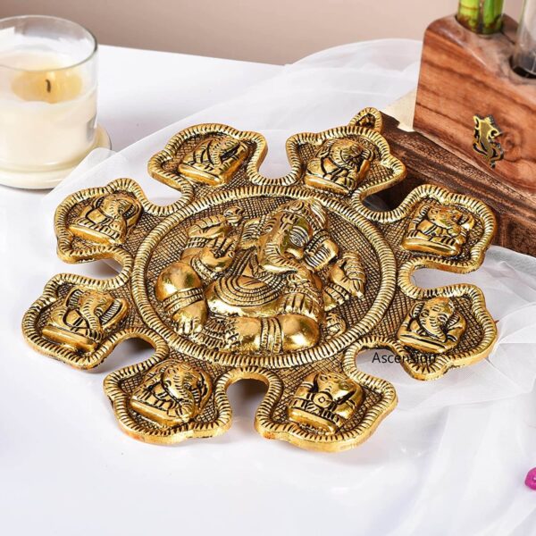 ganesh murti asth dhatu ganesh wall hanging ganesh wall hanging for home decor ganesh wall hanging brass ganesh ji wall hanging ganpati gift sidhi vinayak ganesh ji metal statues