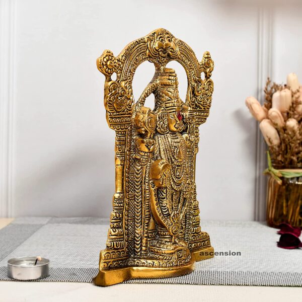 tirupati balaji murti tirupati balaji murti for home tirupati balaji murti for car dashboard tirupati balaji murti for door tirupati balaji murti brass tirupati balaji metal metal tirupati balaji shanku chakra namam metal statues