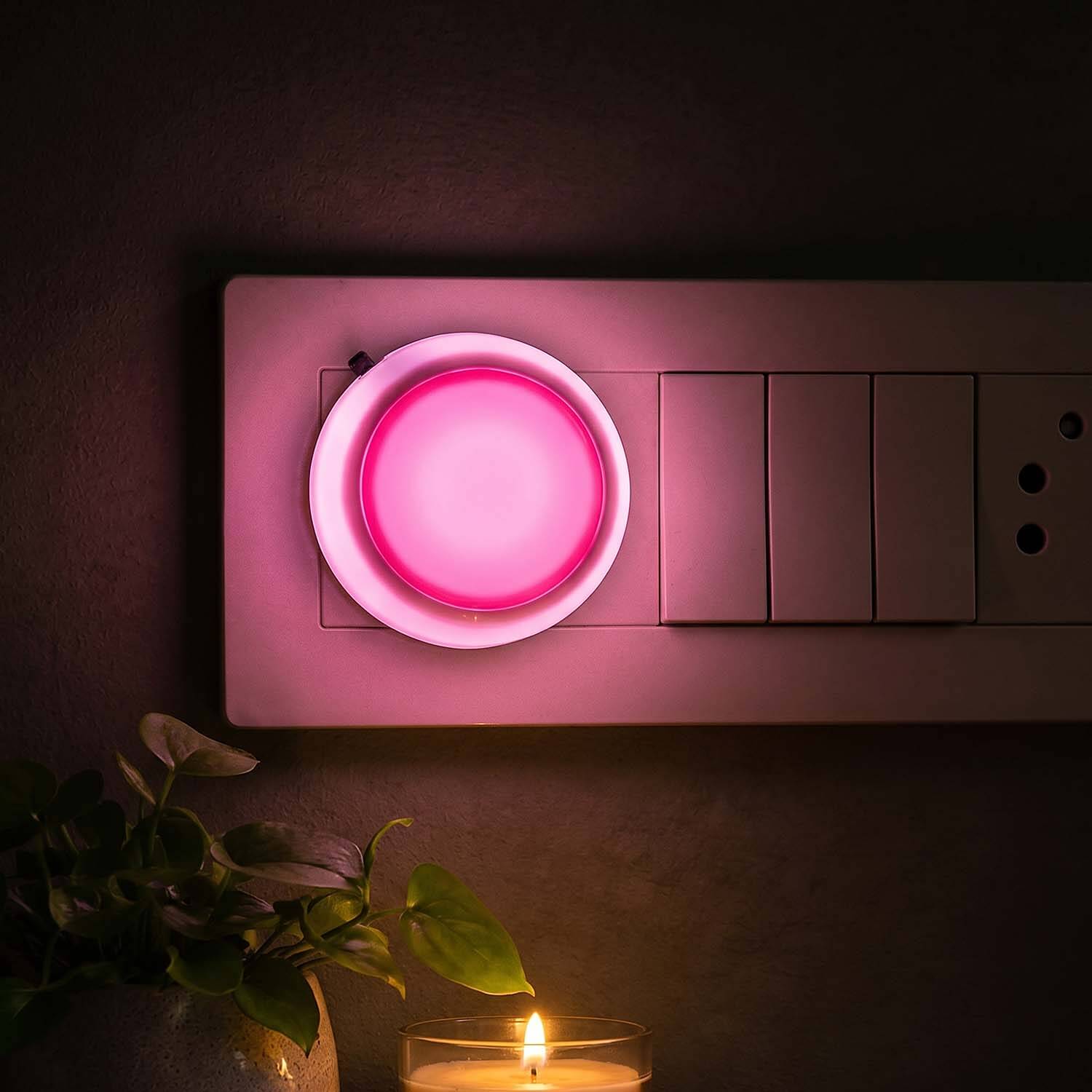 ascension Modern Plug-in LED Night Lamp with Switch Plug-in