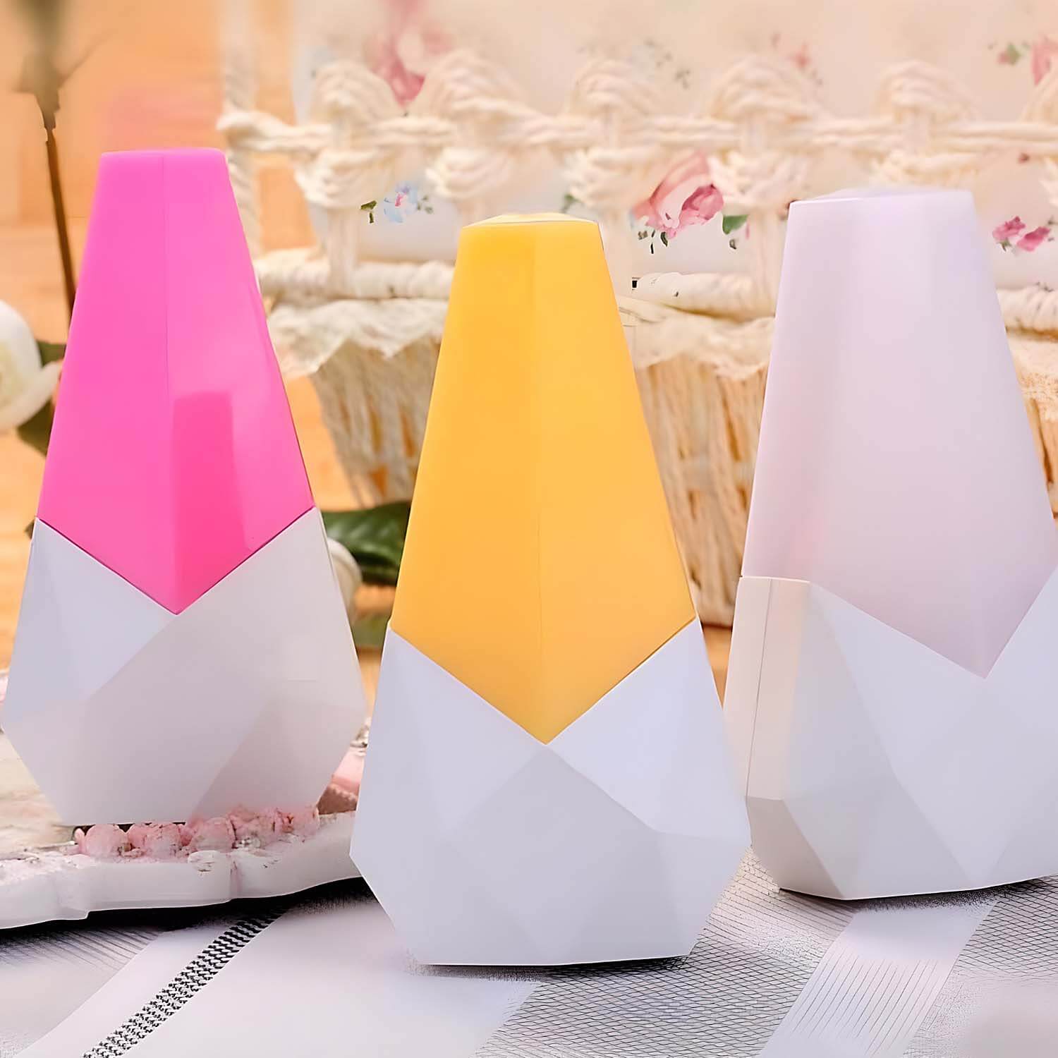 ascension Plastic Diamond Night Light for Baby Nursing Kids Favourite Birthday Party Return Gifts, Multicolour (Pack of 1) - Image 8