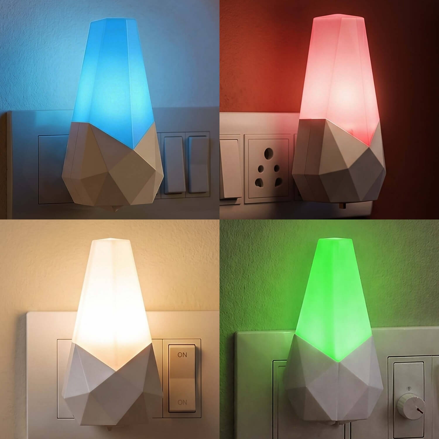 ascension Plastic Diamond Night Light for Baby Nursing Kids Favourite Birthday Party Return Gifts, Multicolour (Pack of 1) - Image 7