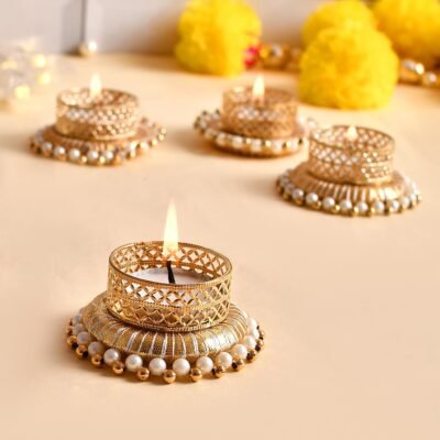 Peacock Designer Tealight Candle Holders