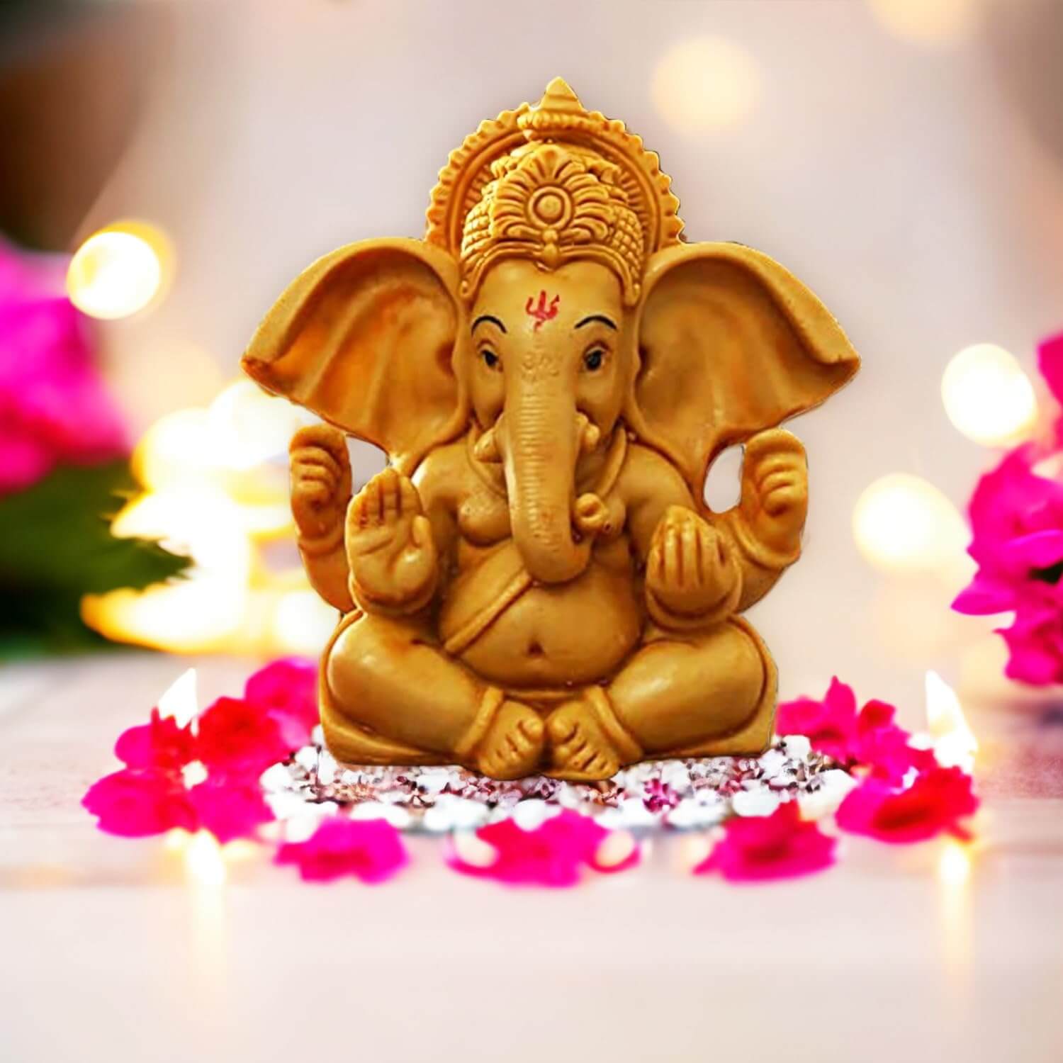 Resin Ganesh Ji statue Lord Ganesha idol Ganesha figurine Ganesha home décor spiritual statue Ganesha resin sculpture Hindu deity statue Ganesh murti remover of obstacles prosperity idol Lord Ganesha decor religious statue decorative Ganesha statue handcrafted Ganesh idol Ganesha figurine for home.