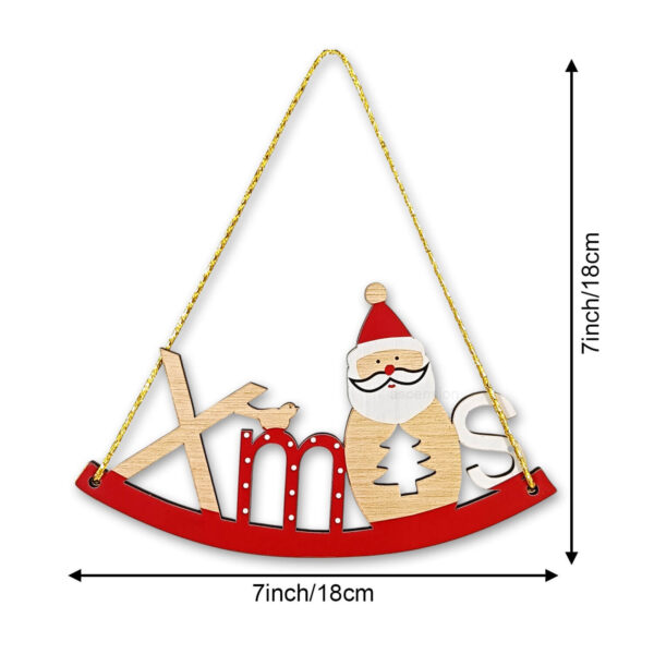 s Santa Claus Snowman Elk Christmas Tree Pendant Decoration