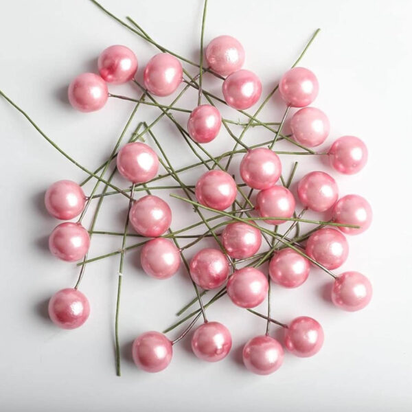 Fake Berries Decor on Wire for Christmas Tree