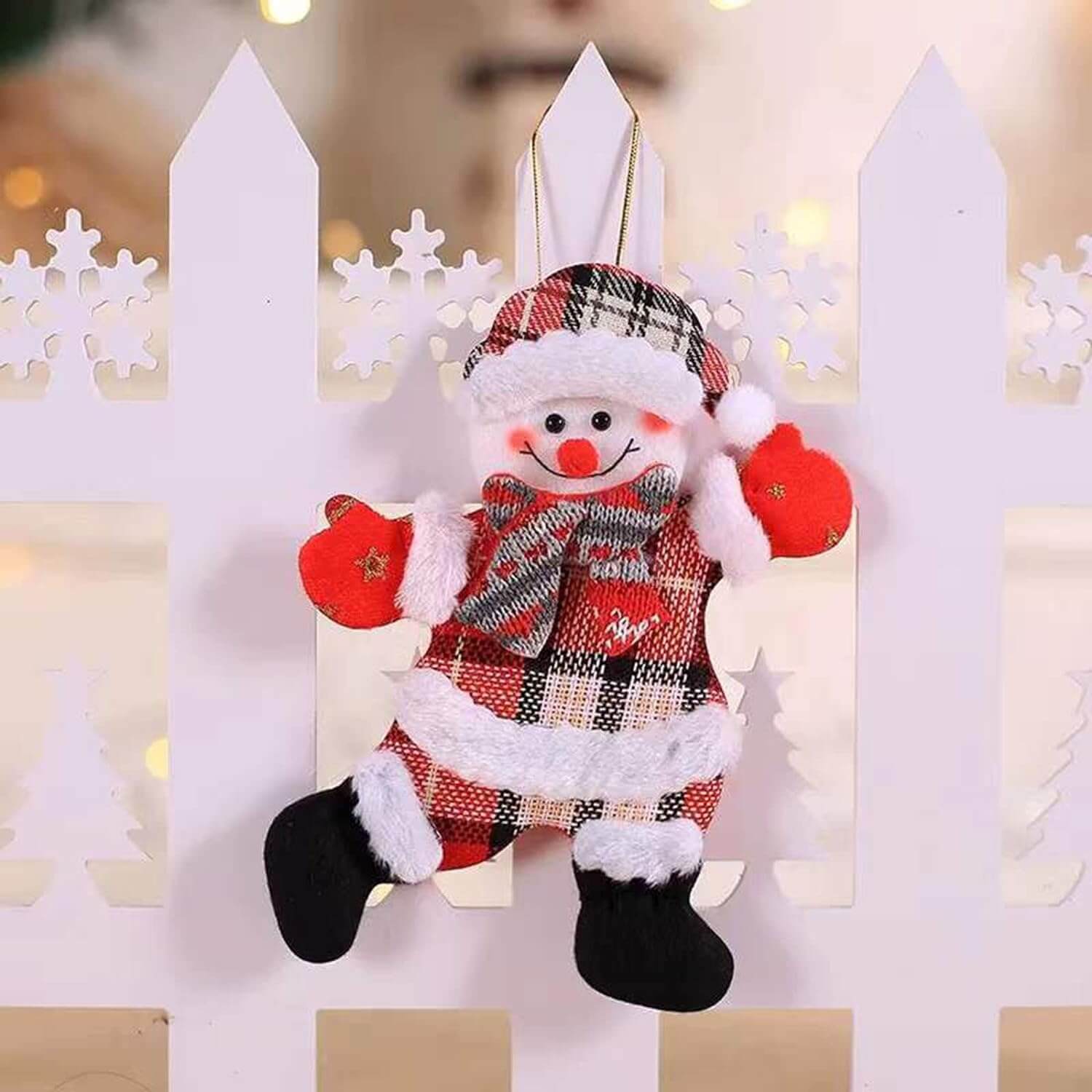 Christmas Hanging Holiday Doll Ornaments (Snowman)