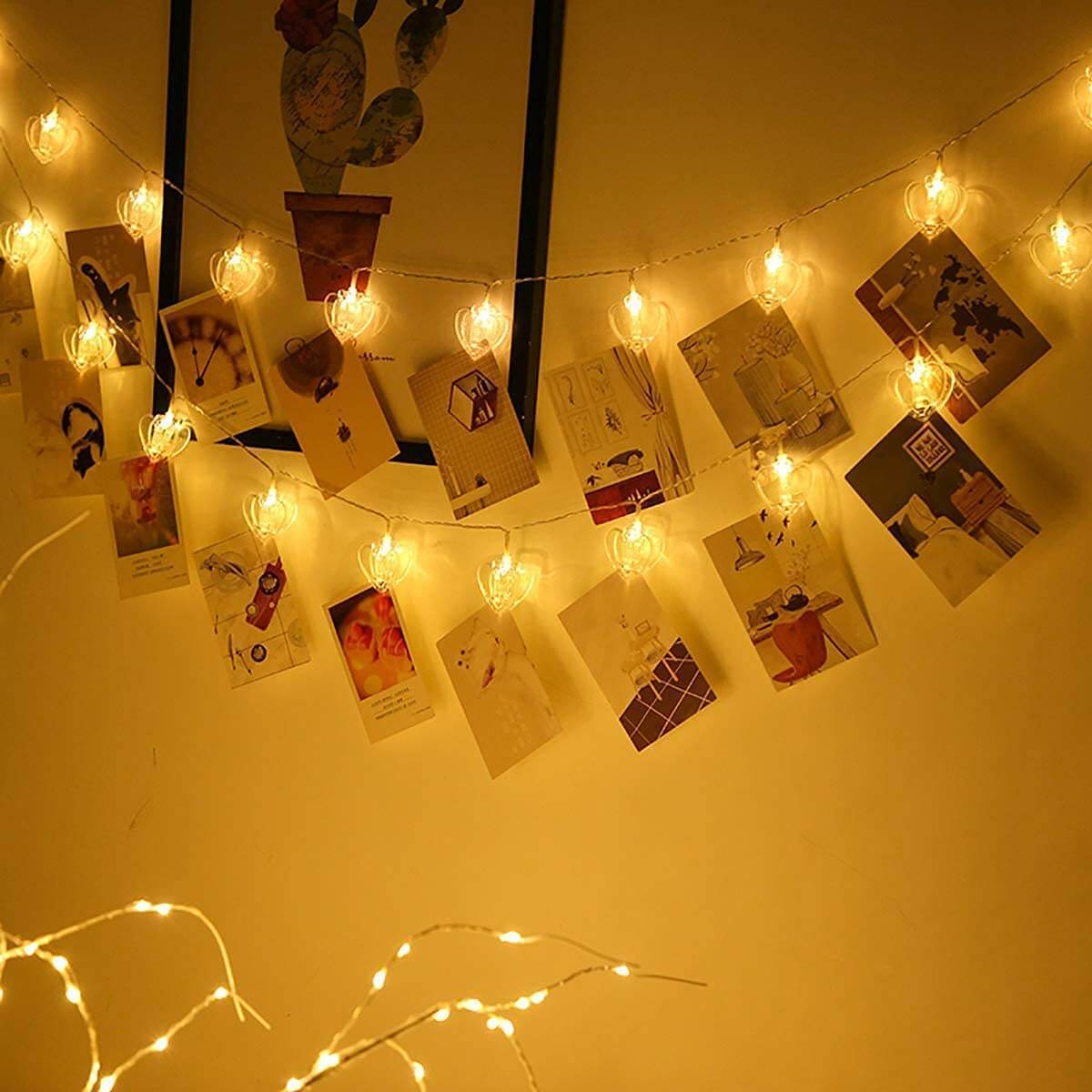 ascension 3meter 14 Photo Clip Heart LED String Lights