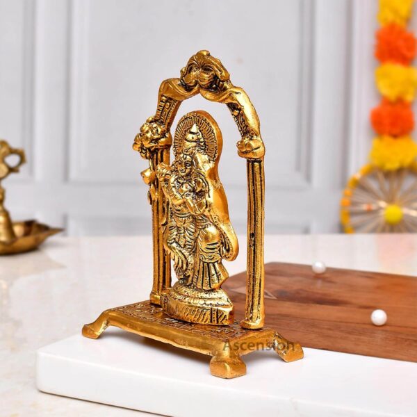 Designer Metal Radha Krishna Couple Idol Showpiece