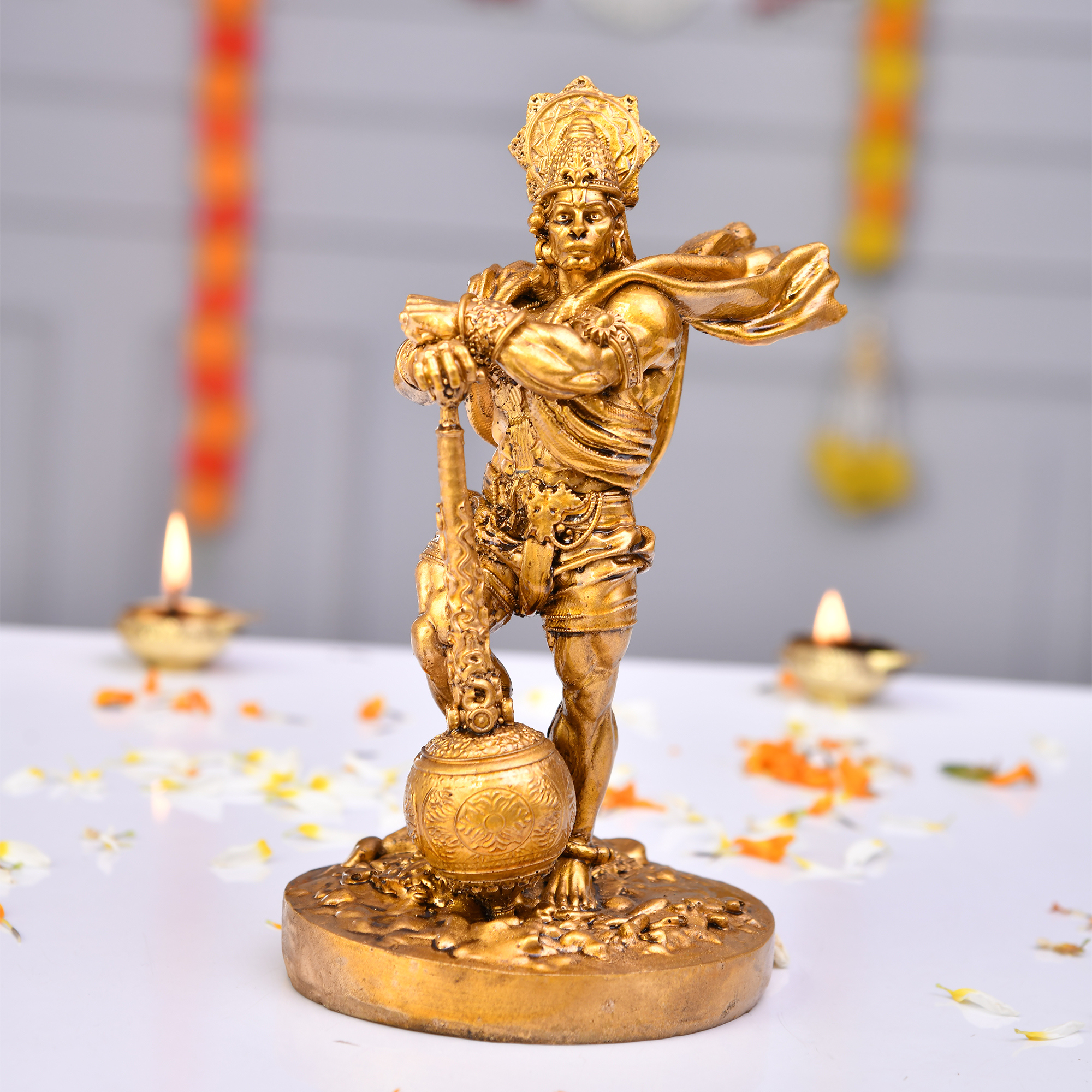 Bahubali Hanuman Idol Statue Bajrang Bali Murti hanuman ji antique home decor showpiece for home decor Hanuman Murti Statue balaji murti hanuman ji idols antique hanuman ji murti showpieces pooja room decoration items