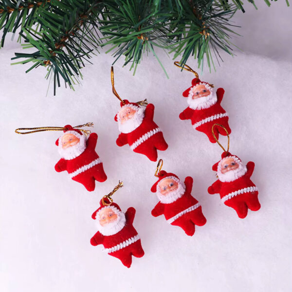 Christmas Mini Santa Claus Hanging Ornament for Christmas Decoration